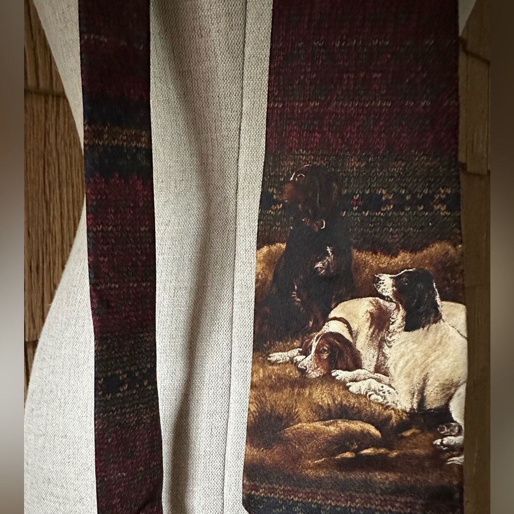 Vintage Polo by Ralph Lauren Hunting Dog Tie